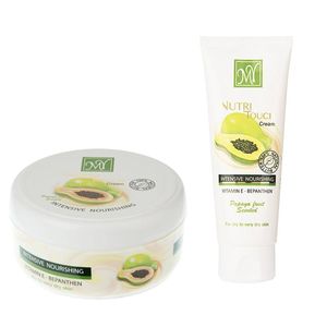 کرم مرطوب کننده مای مدل مدل nutri touch حجم 200 میلی لیتر به همراه کرم مغذی مای  حجم 75 میلی لیتر